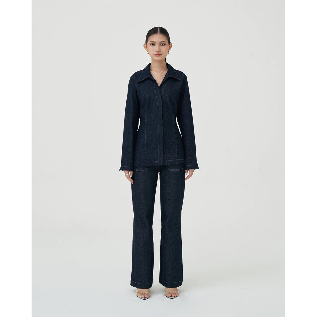 Damson Longsleeves Denim Shirt - Acheté de Nous