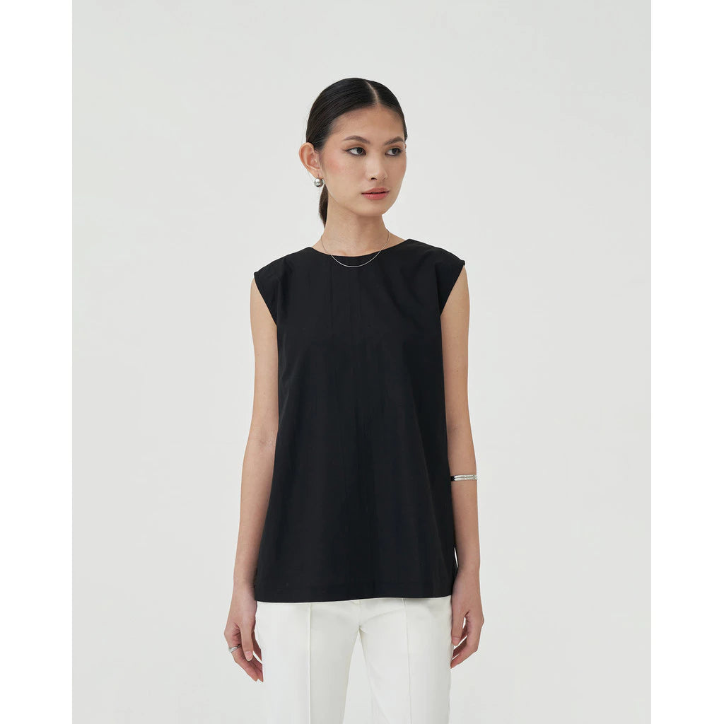 Damson Sleeveless Blouse - Acheté de Nous