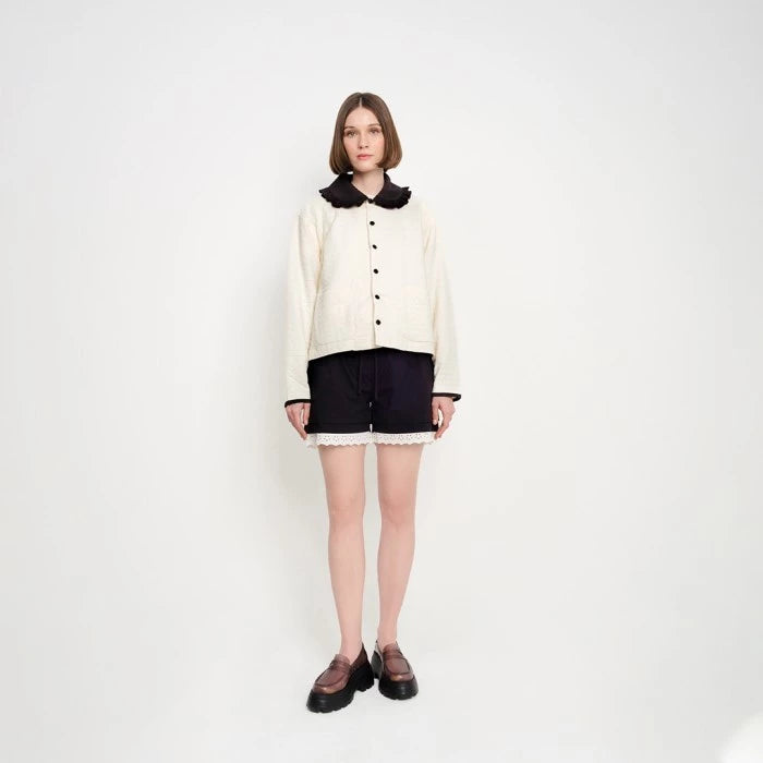 Girl Quilted Effect Jacket - Argyle & Oxford