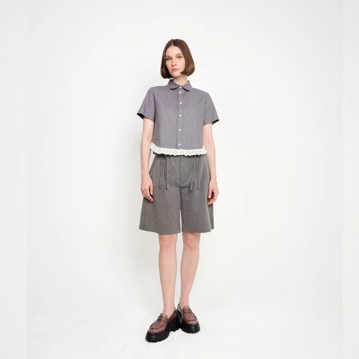 Broderie Baby Shirt - Argyle & Oxford