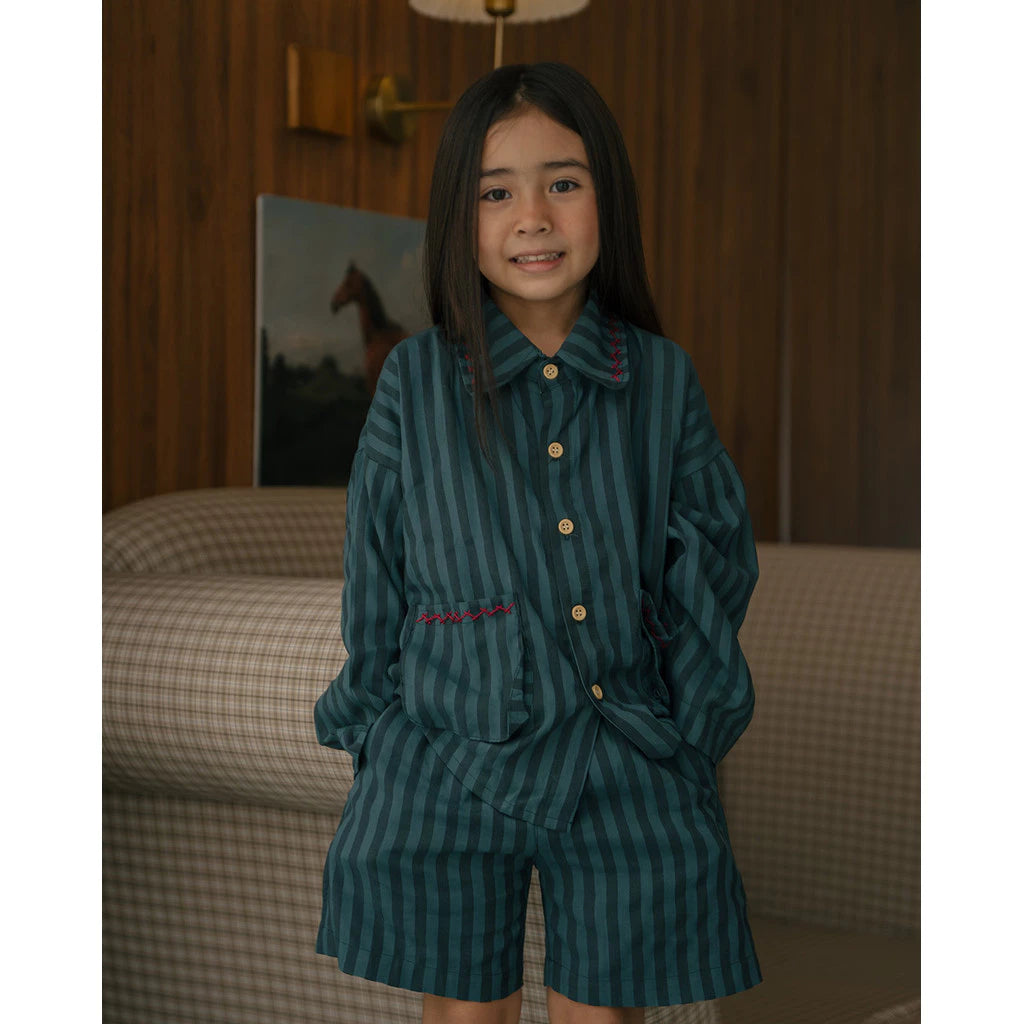 HGL Bambini - Timmy Herringbone Set Green - Sabine & Heem