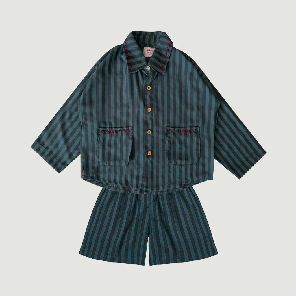 HGL Bambini - Timmy Herringbone Set Green - Sabine & Heem