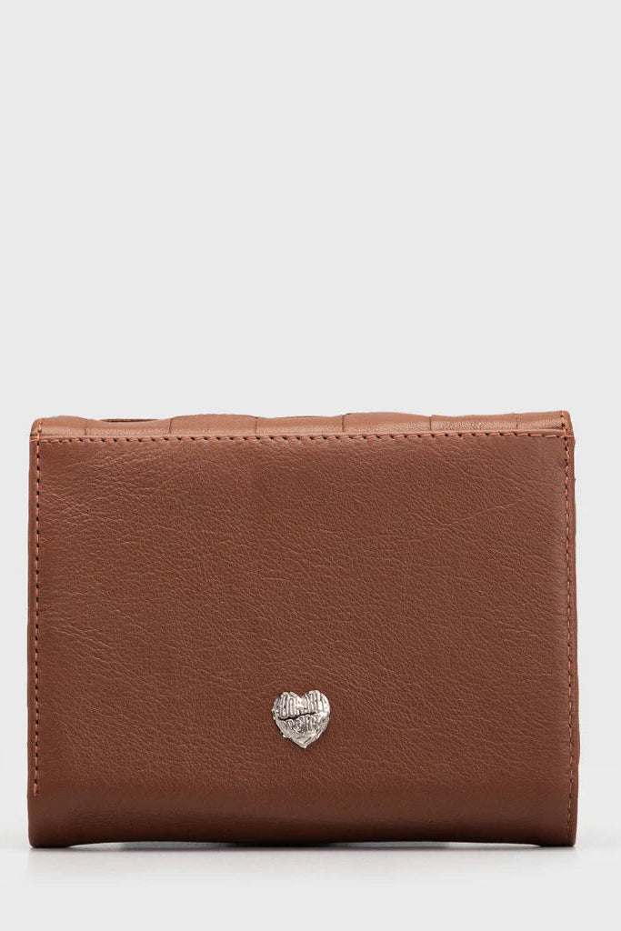 Maite Wallet Genuine Leather Brown - Adorable Projects
