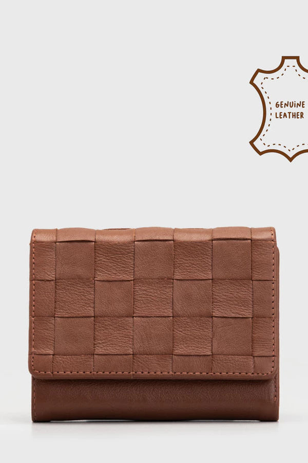 Maite Wallet Genuine Leather Brown - Adorable Projects