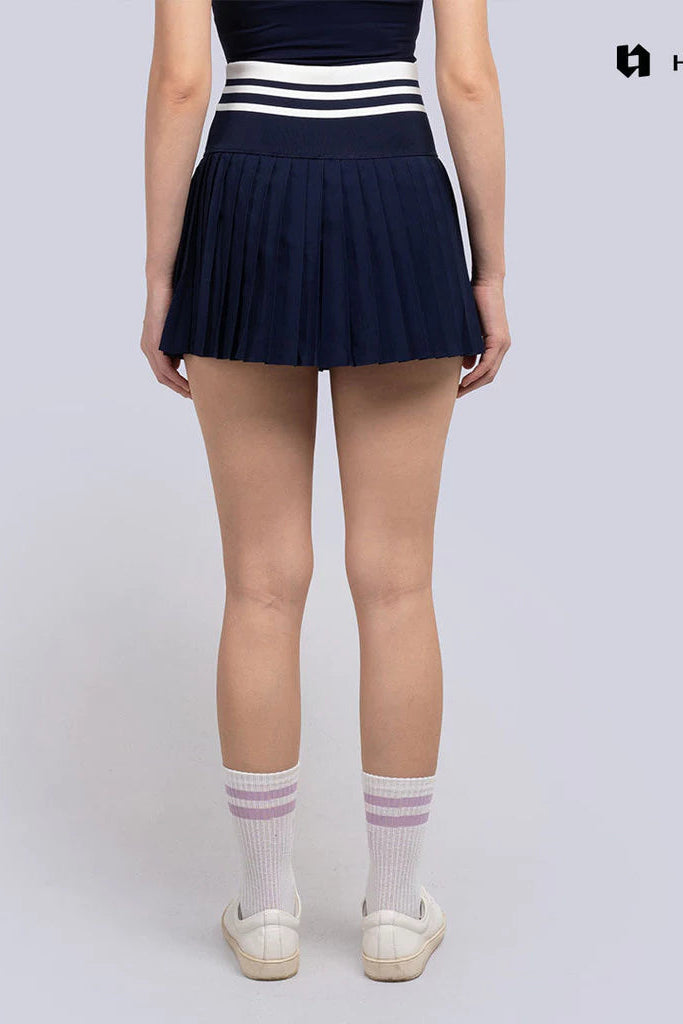 Softpace Pleated Skirt Navy - Heiji Active