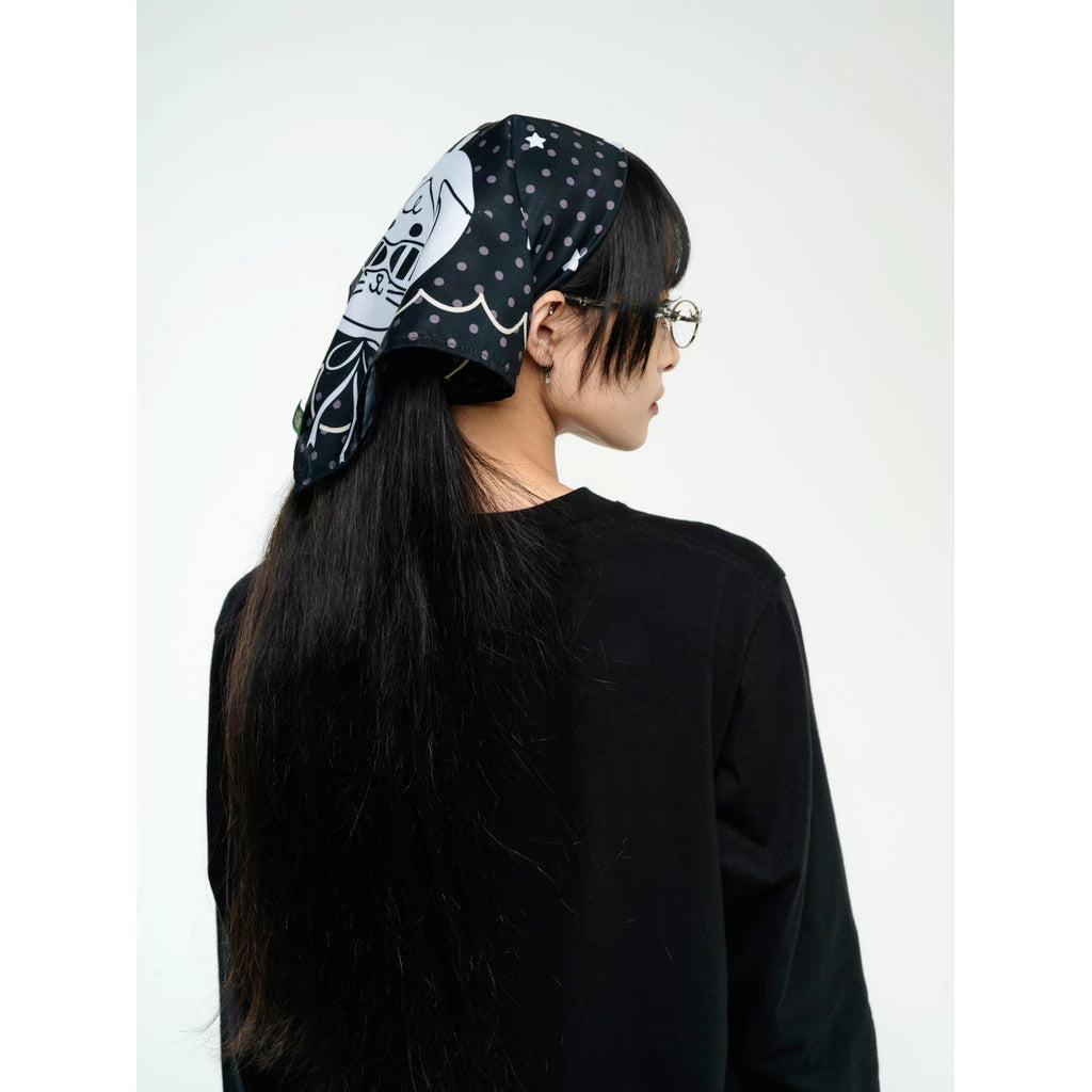 Scarft Dots Of Me Black - Tome Ame