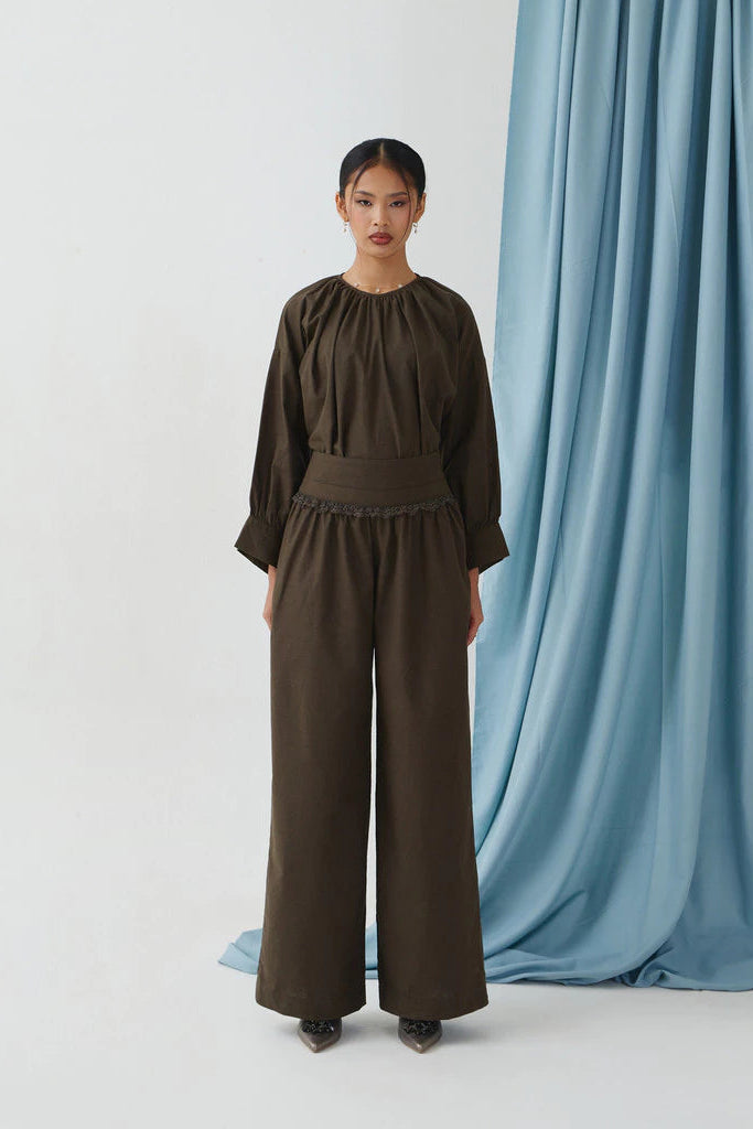 Serena Pants Wood - Acheté de Nous