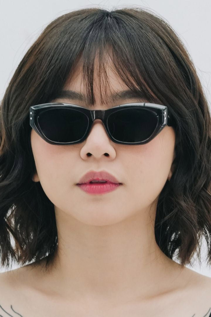 Acetate Spica Black Lens - Cool Uncle