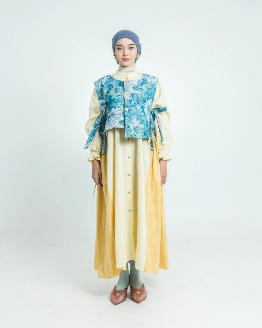 Kirana Vest Blue - Earth Major