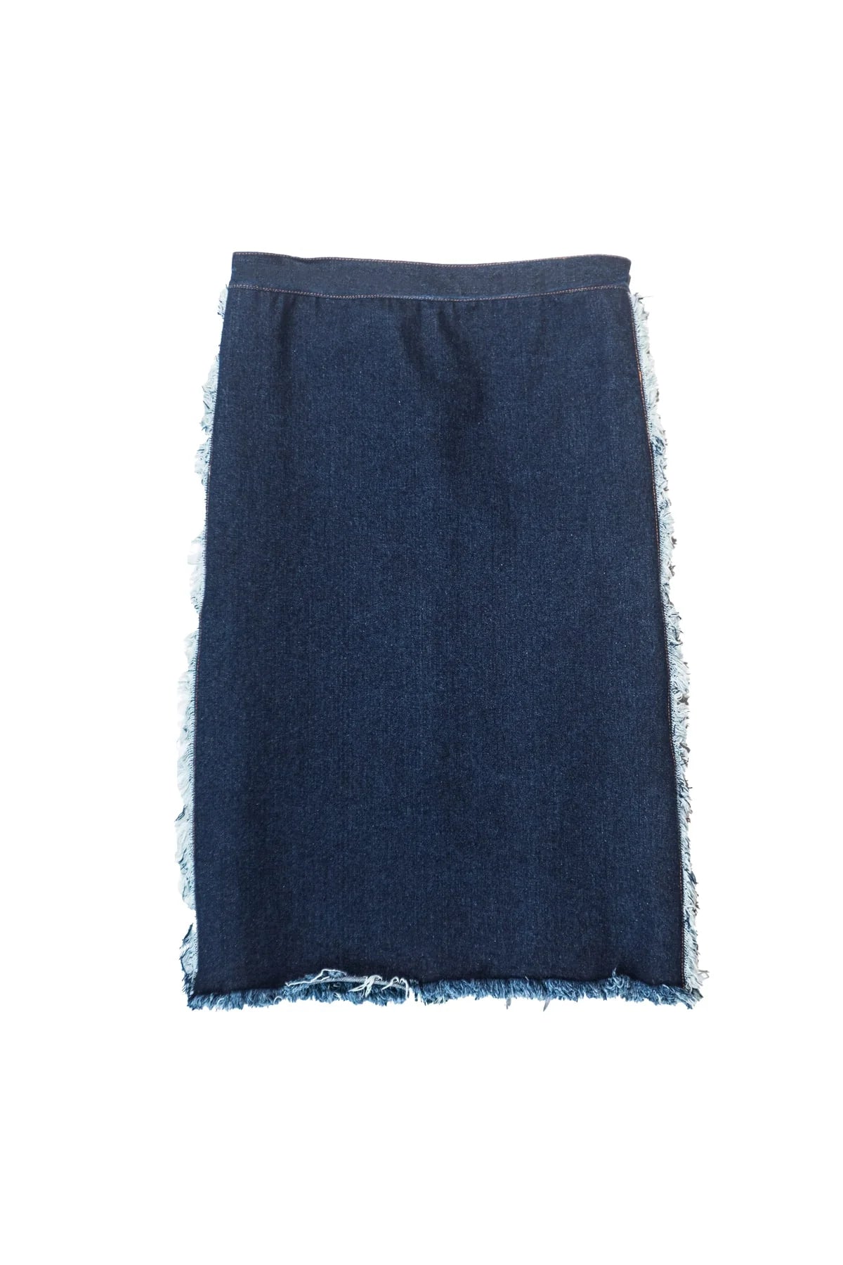 Blues & Pleats Midi Skirt Denim - Wad Studio