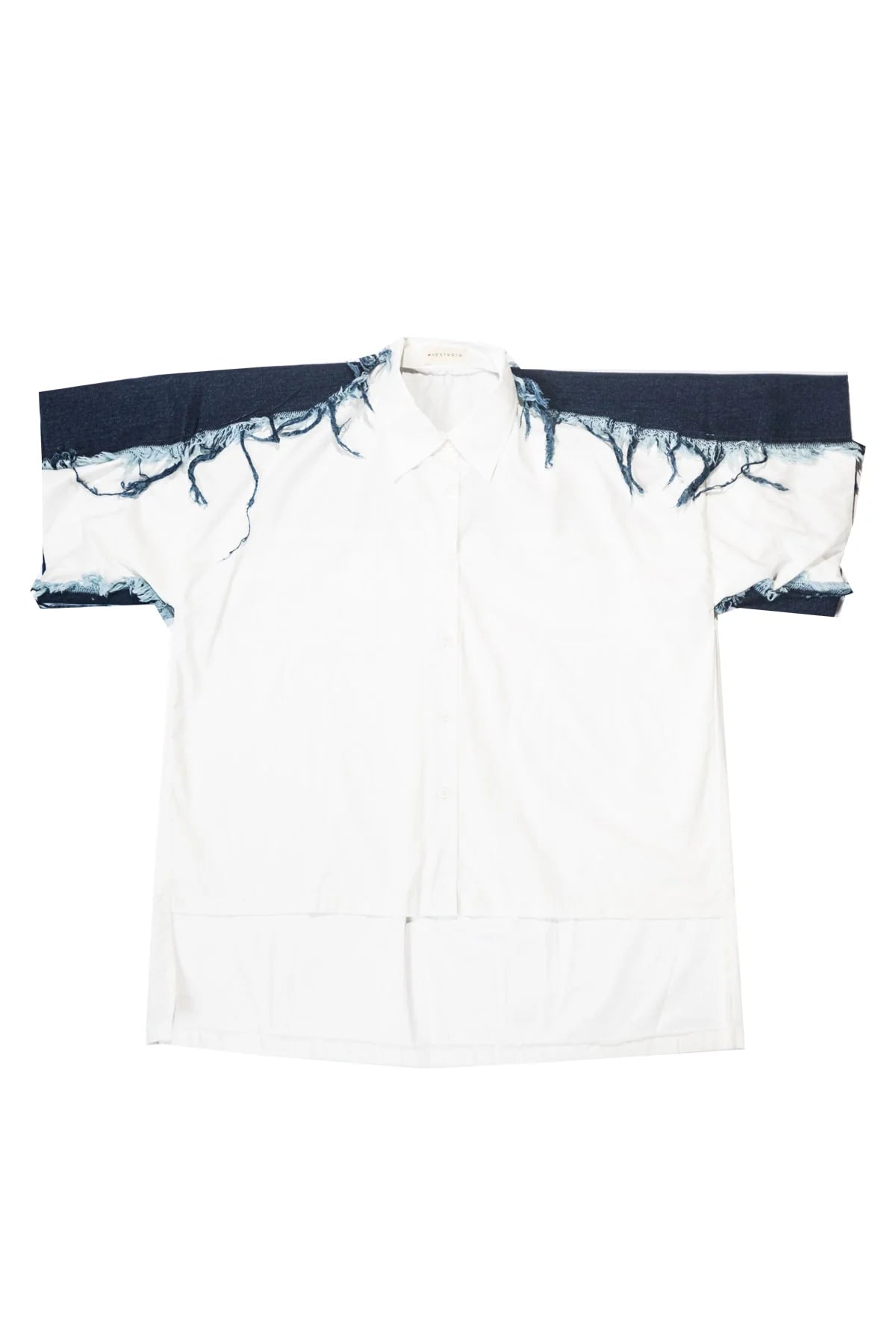 Blues Balloon Shirt White - Wad Studio