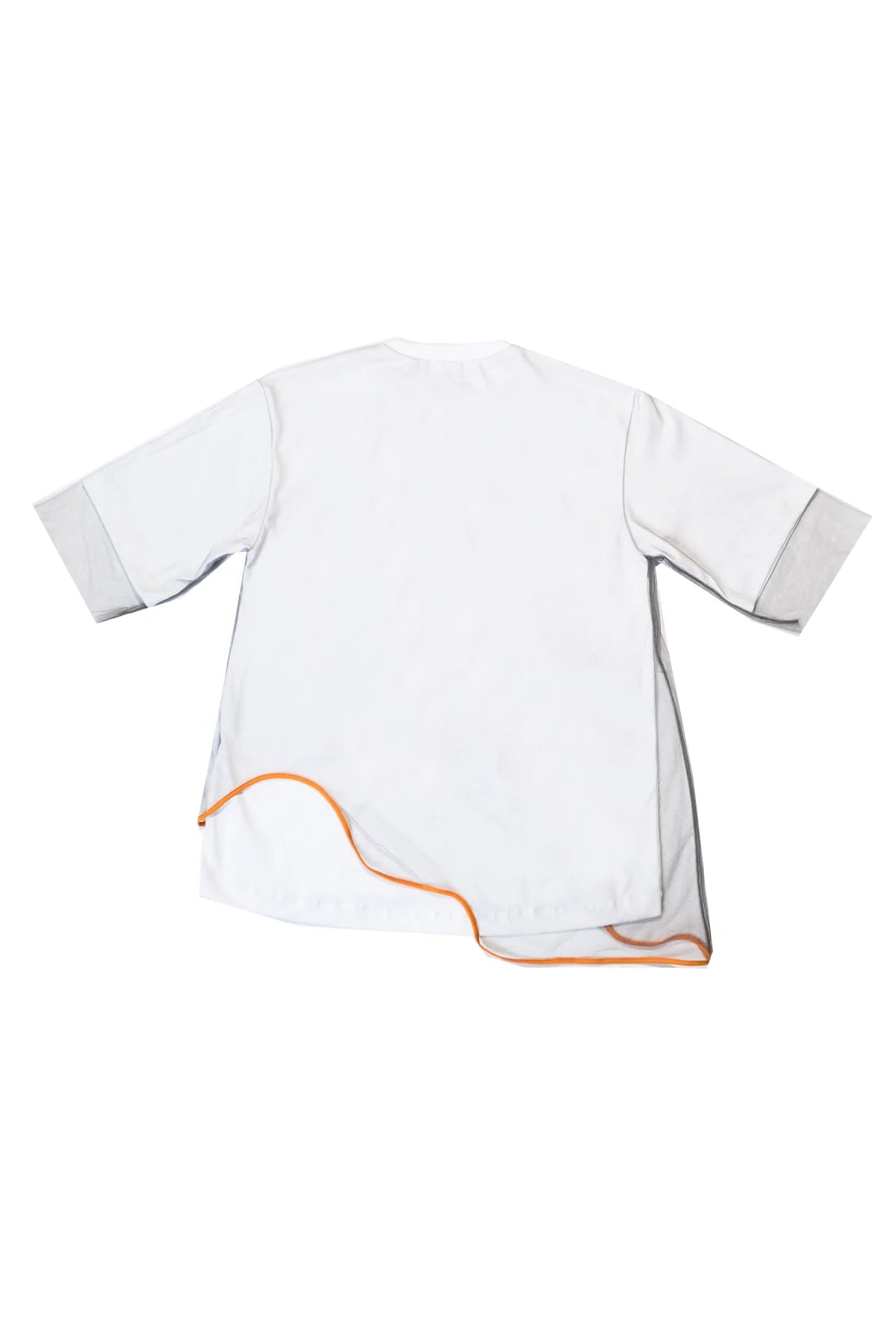 Oversized Layered Tee White - Wad Studio