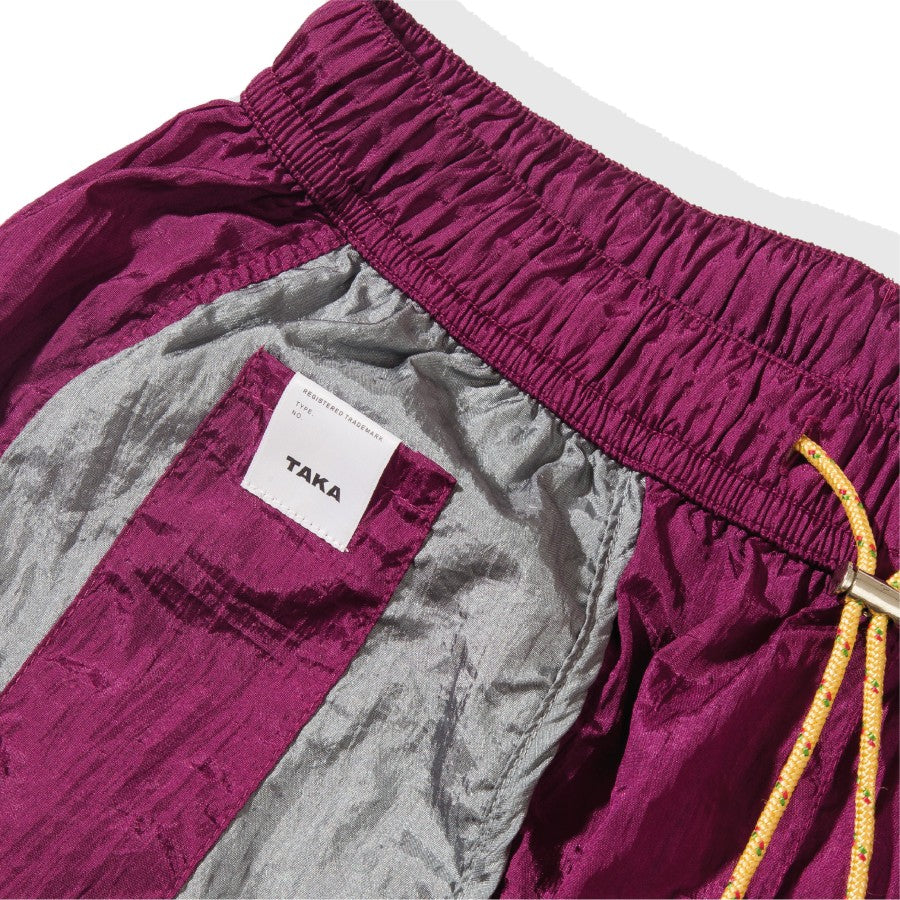 ​Buggy Nylon Shorts Metallic Crimson - Taka