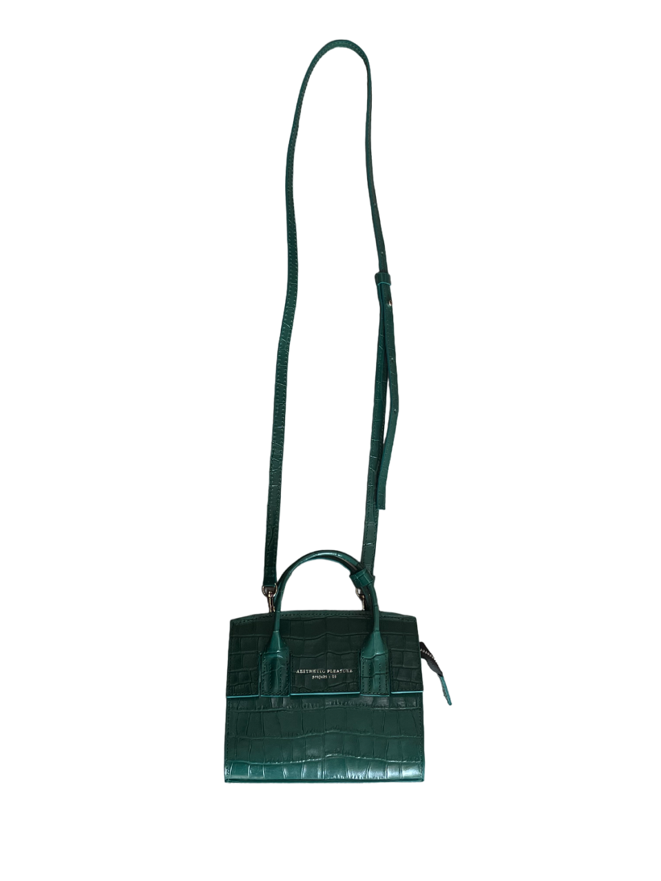 Aesthetic Pleasure Micro Isolation Croc Green Long Strap