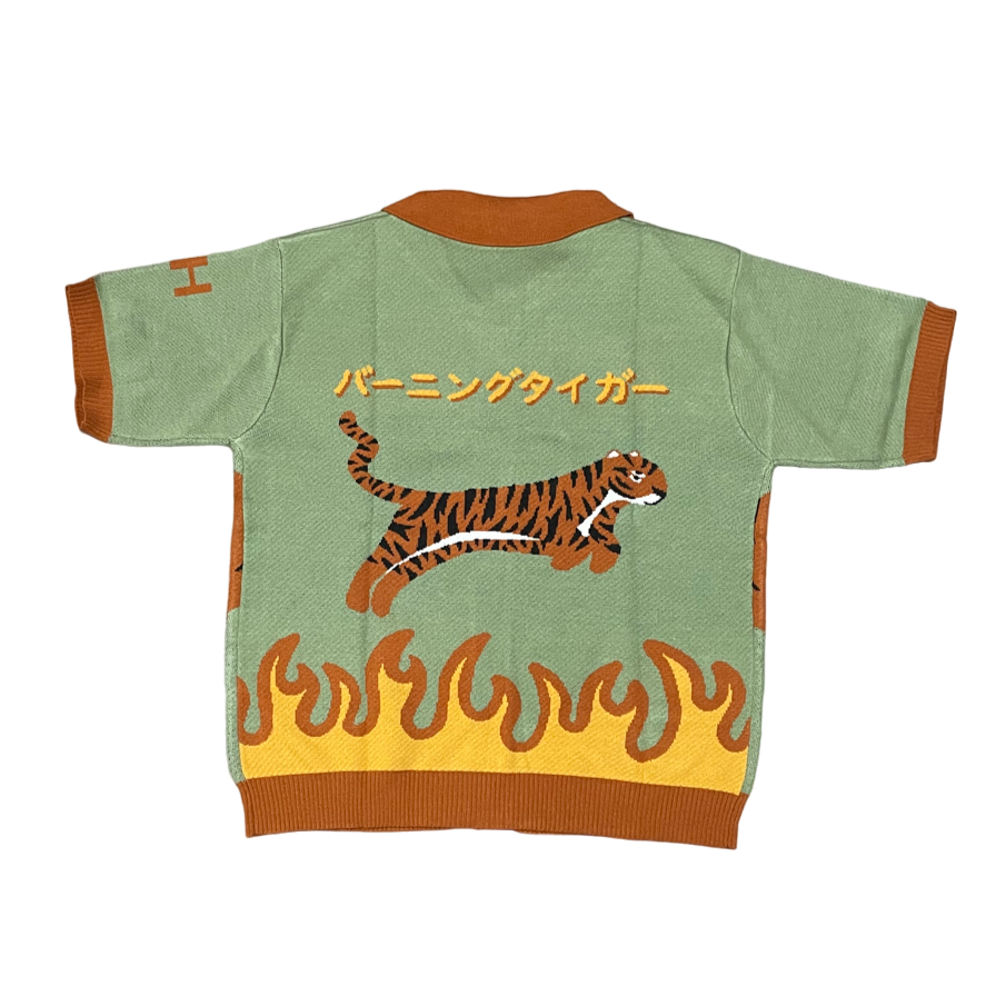 Oh.Irv The Tiger Club Knitted Shirt 6