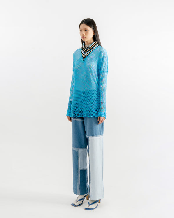 ​Andala Top Blue - Callie Cotton x IKYK