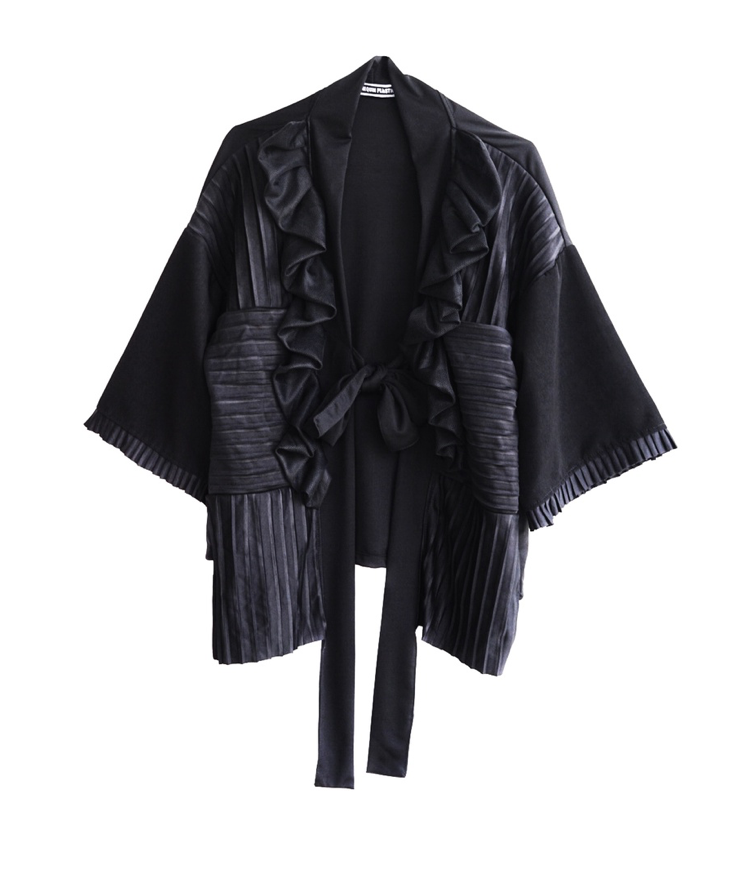​Black Macaroon Kimono - Mannquin Plastic