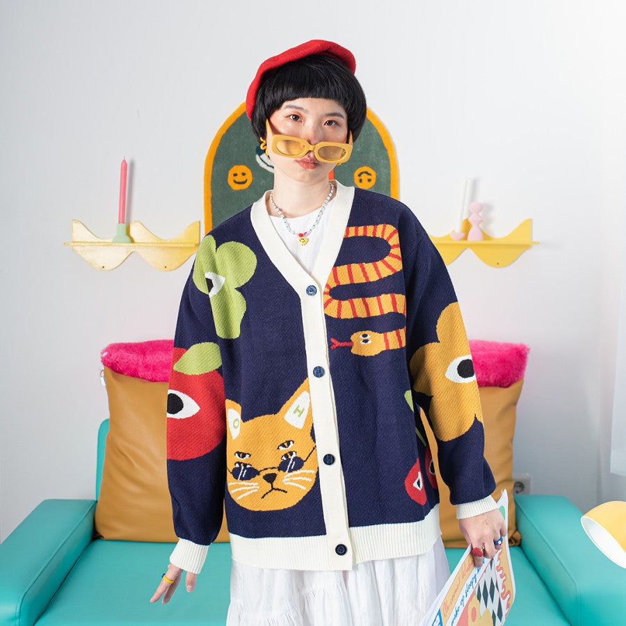 Oh.Irv Warm You Up Knitted Cardigan